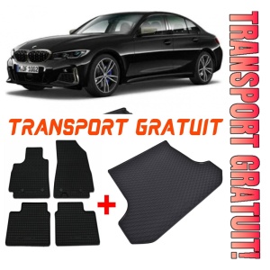 BMW E91 Set Covorase + tavita portbagaj auto BMW Seria 3 E91 fabricatie 09.2005 - 11.2012, caroserie combi