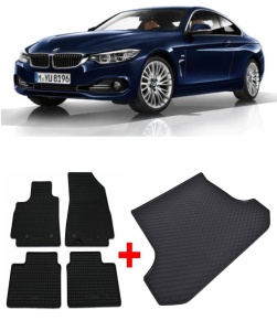 BMW G22 Set Covorase + tavita portbagaj auto BMW Seria 4 G22 fabricatie 10.2020 - prezent, caroserie coupe - Img 2