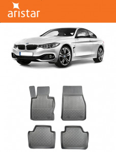 Bmw Seria 4 F36, Gran Coupe, Din 07.2014 - Prezent , Set Covorase Auto Tip Tavita Premium 3D, din cauciuc accesorii pentru autoturismul tau - masina v173423