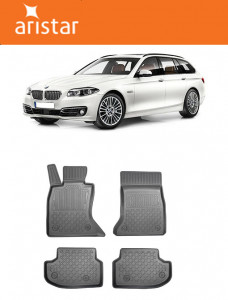 Bmw Seria 5 F10, Sedan, Din 2013 - 01.2017 , Set Covorase Auto Tip Tavita Premium 3D, din cauciuc accesorii pentru autoturismul tau - masina v175125