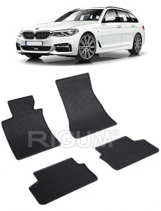 Bmw Seria 5 G31, Combi, fabricat din 05.2017 - Prezent, set covorase auto dedicate, din cauciuc 100% Premium accesorii pentru autoturismul tau - masina v156127