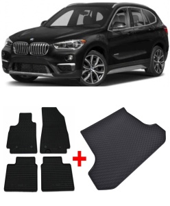BMW X1 Set Covorase + tavita portbagaj auto BMW X1 U11 fabricatie 10.2022 - prezent, caroserie suv - Img 2
