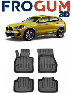 Bmw X2 F39 Din 2018 - Prezent , Set Covorase Auto Tip Tavita Premium 3D, din cauciuc accesorii pentru autoturismul tau - masina v169633