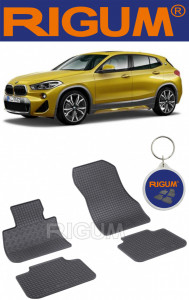 Bmw X2 F39, Suv, fabricat din 03.2018 - Prezent, set covorase auto dedicate, din cauciuc 100% Premium accesorii pentru autoturismul tau - masina v159867
