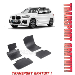 Bmw X3 E83, Suv, fabricat din 01.2004 - 10.2010, set covorase auto dedicate, din cauciuc 100% Premium - Transport Gratuit