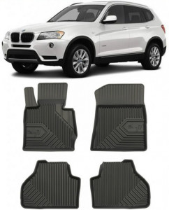 Bmw X3 F25 Din 11.2010 - 10.2017, Suv , Set Covorase Auto Tip Tavita Premium 3D, din cauciuc accesorii pentru autoturismul tau - masina v168505