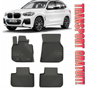 Bmw X3 G01 Din 11.2017 - Prezent, Suv , Set Covorase Auto Tip Tavita Premium 3D, din cauciuc