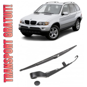 Bmw X5 Brat stergator pentru luneta spate cu lamela 450 mm, compatibil cu Bmw X5 SUV fabricat intre 2000-2006, calitate extra