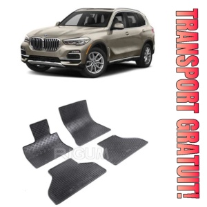 Bmw X5 E70, Suv, fabricat din 04.2007 - 09.2013, set covorase auto dedicate, din cauciuc 100% Premium