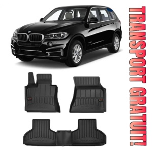 Bmw X5 F15 Din 2013 - 2018 , Set Covorase Auto Tip Tavita Premium 3D, din cauciuc