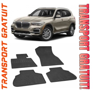 Bmw X5 G05, Suv, fabricat din 11.2018 - Prezent, set covorase auto dedicate, din cauciuc 100% Premium