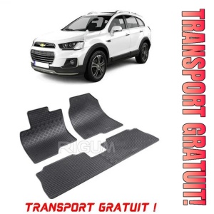 ChEVrolet CaptIVa, Suv, fabricat din 2006 - 09.2018, set covorase auto dedicate, din cauciuc 100% Premium - Transport Gratuit