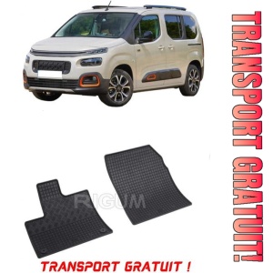 Citroen Berlingo I, Van, fabricat din 1996 - 2008, 2 Locuri, set covorase auto dedicate, din cauciuc 100% Premium - Transport Gratuit