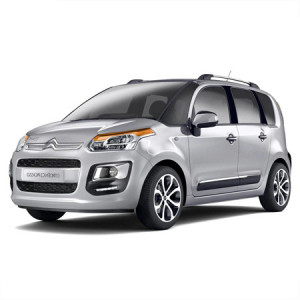 Citroen C3 II, Van, Din 2009 - 12.2016 , Set Covorase Auto Tip Tavita Premium 3D, din cauciuc accesorii pentru autoturismul tau - masina v171000