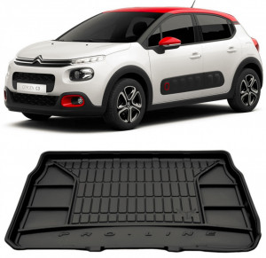 Citroen C3 III Hatchback din 01.2017 - Prezent *2, Tavita Pentru Portbagaj Lux Premium Dedicata, accesorii pentru autoturismul tau - masina v195099
