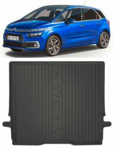 Citroen C4 Grand Picasso I din 10.2006 - 08.2013 Van Rand 3 Culcat *1, Tavita Pentru Portbagaj Lux Premium Dedicata, accesorii pentru autoturismul tau - masina v181945