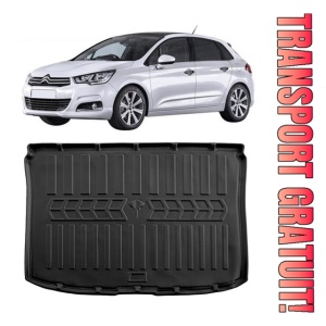 Citroen C4 (L) Hatchback (2004-2010) Tavita Portbagaj Umbrella Modern Line dedicata pentru Citroen C4 Transport Gratuit