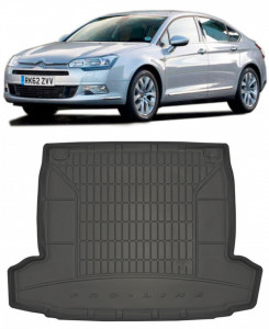Citroen C5 II Sedan din 2008 - 05.2017, Tavita Pentru Portbagaj Lux Premium Dedicata, Cu Urechi Laterale *1 accesorii pentru autoturismul tau - masina v198158