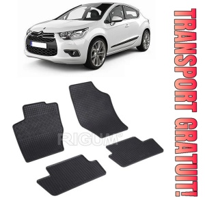Citroen DS4 Crossback, Hatchback, fabricat din 11.2015 - 06.2018, set covorase auto dedicate, din cauciuc 100% Premium