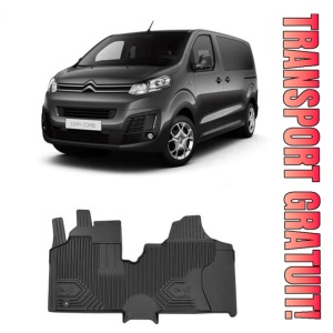 Citroen Jumpy II Din 2007 - 2016, Van , Set Covorase Auto Tip Tavita Premium 3D, din cauciuc