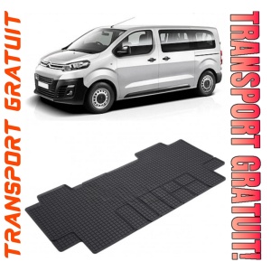 Citroen Jumpy III, Van, fabricat din 01.2016 - Prezent, Rand 2, Masina Are 6 Locuri, set covorase auto dedicate, din cauciuc 100% Premium