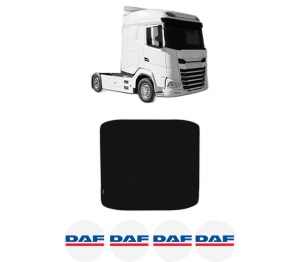 Covoras Camion Tir DAF XG+ din 2021, Auto, 4x Stickere auto cu DAF