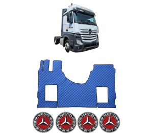 Covoras Camion Tir MERCEDES-BENZ ACTROS MP4 / MP5 din 2011-2024, Auto, 4x Stickere auto cu MERCEDES-BENZ