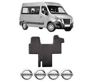 Covoras Camion Tir NISSAN NV400 Bus (X62, X62B) din 2011-2020, Auto, 4x Stickere auto cu NISSAN