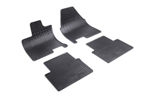 Covorase Nissan Qashqai +2, SUV, din 10.2008 - 01.2014 si set 4 stickere protectie praguri Nissan accesorii pentru autoturismul tau - masina v3642