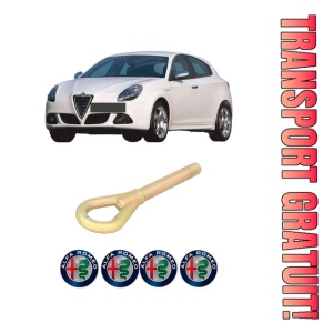 Cui carlig remorcare, tractare auto ALFA ROMEO GIULIETTA (940_) din 2010-2020, Otel, Cri-Flo, 4 Stickere cu ALFA ROMEO