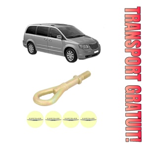 Cui carlig remorcare, tractare auto CHRYSLER GRAND VOYAGER / VOYAGER V (RT) din 2007-2011, Otel, Cri-Flo, 4 Stickere cu CHRYSLER