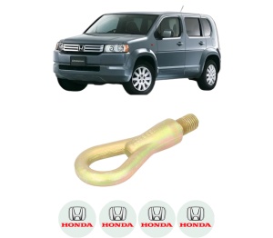 Cui carlig remorcare, tractare auto HONDA CROSSROAD (RT_) din 2007-2010, Otel, Cri-Flo, 4 Stickere cu HONDA - Img 2