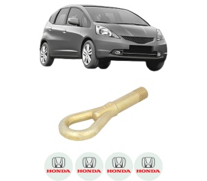Cui carlig remorcare, tractare auto HONDA JAZZ III (GE_, GG_, GP_, ZA_) din 2008-2011, Otel, Cri-Flo, 4 Stickere cu HONDA - Img 2