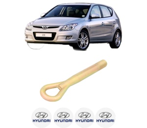 Cui carlig remorcare, tractare auto HYUNDAI i30 Estate (FD) din 2007-2012, Otel, Cri-Flo, 4 Stickere cu HYUNDAI - Img 2