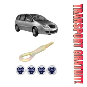 Cui carlig remorcare, tractare auto LANCIA PHEDRA (179_) din 2002-2010, Otel, Cri-Flo, 4 Stickere cu LANCIA