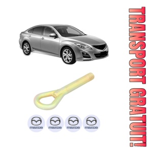 Cui carlig remorcare, tractare auto MAZDA 6 Saloon (GH) din 2007-2013, Otel, Cri-Flo, 4 Stickere cu MAZDA
