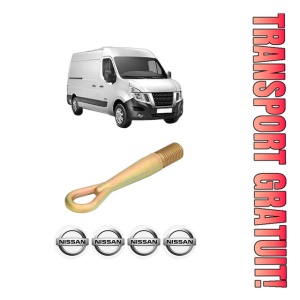 Cui carlig remorcare, tractare auto NISSAN NV400 Van (X62, X62B) din 2011-2016, Otel, Cri-Flo, 4 Stickere cu NISSAN