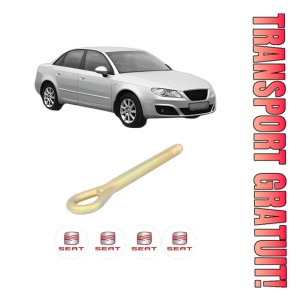 Cui carlig remorcare, tractare auto SEAT EXEO (3R2) din 2008-2013, Otel, Cri-Flo, 4 Stickere cu SEAT