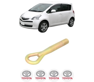 Cui carlig remorcare, tractare auto TOYOTA RACTIS (_P10_) din 2005-2010, Otel, Cri-Flo, 4 Stickere cu TOYOTA - Img 2