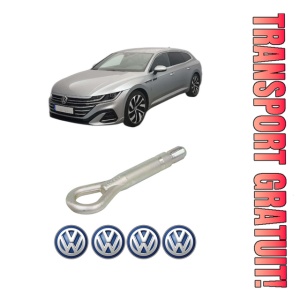 Cui carlig remorcare, tractare auto Volkswagen ARTEON SHOOTING BRAKE (3H9) din 2020, Otel, Cri-Flo, 4 Stickere cu Volkswagen