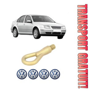 Cui carlig remorcare, tractare auto Volkswagen BORA I (1J2) din 1998-2013, Otel, Cri-Flo, 4 Stickere cu Volkswagen