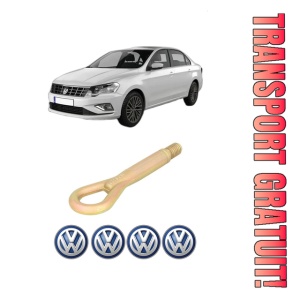 Cui carlig remorcare, tractare auto Volkswagen JETTA IV (162, 163, AV3, AV2) din 2010-2018, Otel, Cri-Flo, 4 Stickere cu Volkswagen
