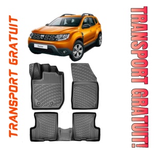 Dacia Duster 4X4 2022-2025 Set Covorase Auto Cauciuc Premium Umbrella