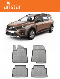 Dacia Jogger Din 2022 - Prezent, Combi , Set Covorase Auto Tip Tavita Premium 3D, din cauciuc accesorii pentru autoturismul tau - masina v164633