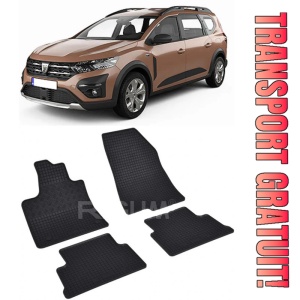 Dacia Jogger fabricat din 2022 - Prezent, Combi, set covorase auto dedicate, din cauciuc 100% Premium