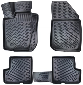 Dacia Logan 2004-2012 Set 4 covorase auto din cauciuc tip tavita premium line 3D - Transport Gratuit! accesorii pentru autoturismul tau - masina v49302