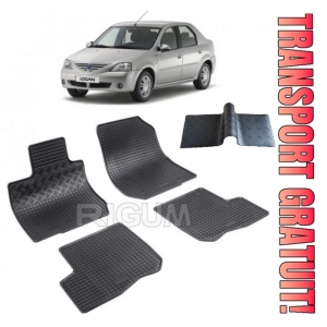 Dacia Logan fabricat din 2004 - 2013, Set 5 Covorase ( covoras intermediar intre scaunele fabricat din spate)