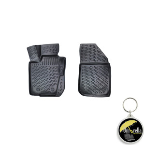 Dacia Logan I 2004-2012 Set 2 Covorase Auto (Fata) Cauciuc Tip tavita Premium Line 3D accesorii pentru autoturismul tau - masina v241728