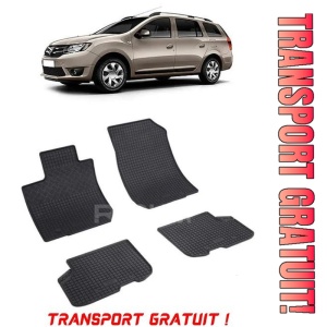 Dacia Logan I Mcv, Combi, fabricat din 01.2007 - 08.2013, 2 Locuri, set covorase auto dedicate, din cauciuc 100% Premium - Transport Gratuit