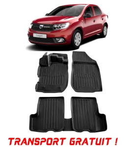 Dacia Logan II (2012-2020) Set covorase auto cauciuc G.Modern Line 3D transport gratuit accesorii pentru autoturismul tau - masina v50527